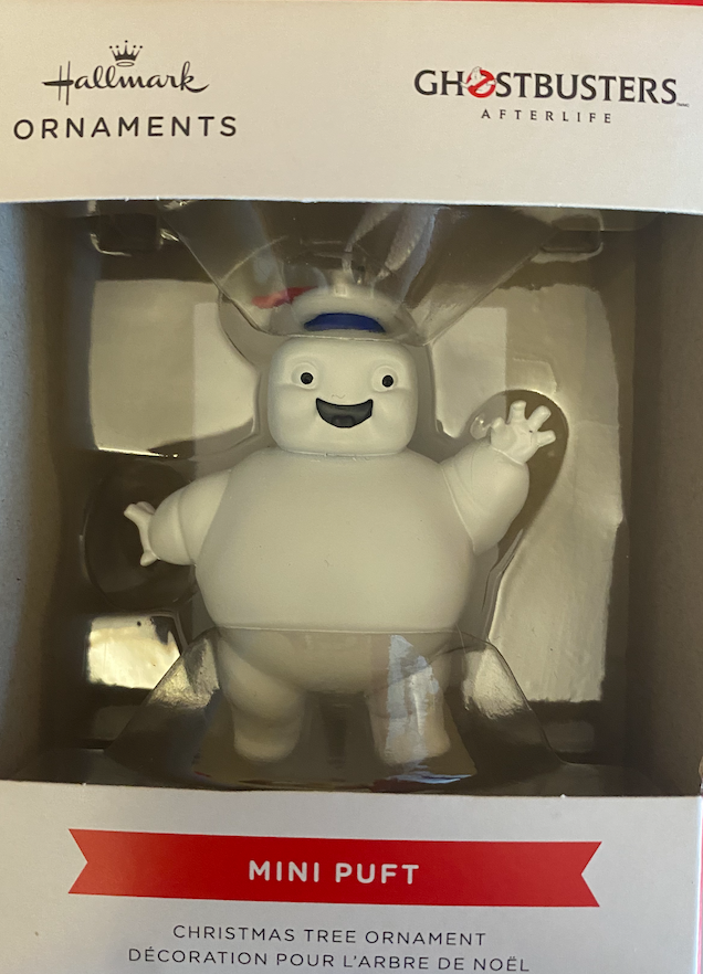 Hallmark 2021 Mini Puft Ghostbusters Christmas Ornament New With Box