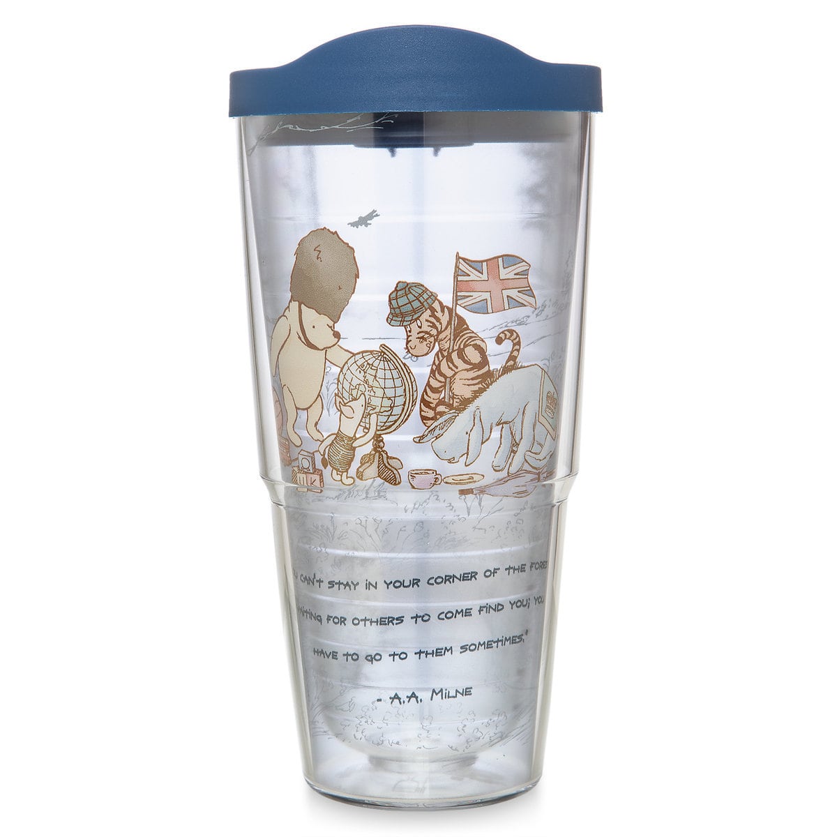 Disney Parks Epcot Winnie the Pooh and Friends Travel Tumbler by Tervis New