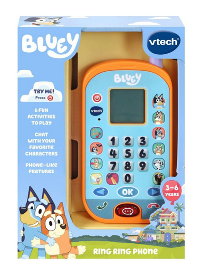 VTech Bluey Ring Ring Phone New With Tag