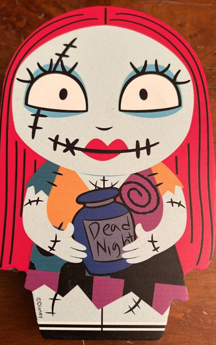 Disney Nightmare Before Christmas Sally Dead Night Wood Block Decor New With Tag