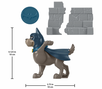Fisher-Price DC League of Super Pets Disk Launch Ace Figure Set With Dog New