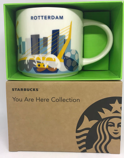 Starbucks You Are Here Rotterdam Netherland Ceramic Coffee Mug New with Box