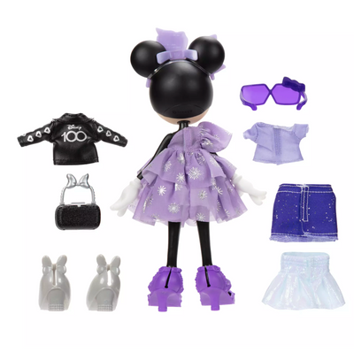 Disney 100 Years of Wonder Minnie Doll and Accessories Set New with Box