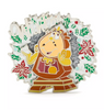 Disney Beauty and the Beast Cogsworth Winter Limited Release Pin New with Card