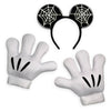 Disney Mickey Light-Up Skeleton Costume Accessory Set for Adults New With Tags