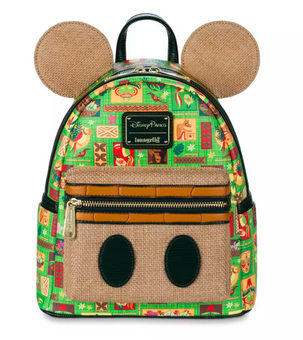 Disney 50th Mickey The Main Attraction 5 of 12 Tiki Room Backpack New with Tag