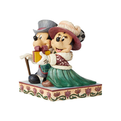 Jim Shore Disney Traditions Mickey and Minnie Victorian Figurine New with Box