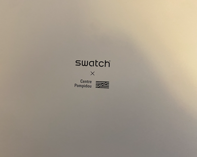 Swatch x Centre Pompidou Collection Paper Holder New with Box
