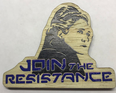 Disney Parks Star Wars Galaxy Edge Join the Resistance Wood Magnet New