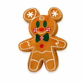 Disney Mickey Gingerbread Scented 12inc Christmas Holiday Plush New with Tag