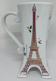 Disney Parks Epcot France Paris La Vie En Rose Mademoiselle Minnie Tall Mug New