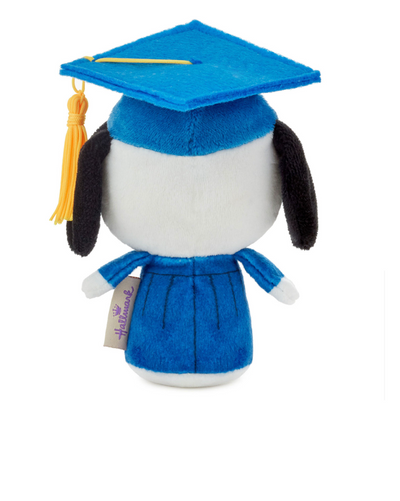 Hallmark Itty Bittys Peanuts Snoopy Graduation Plush New with Tag