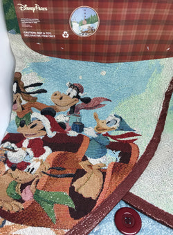 Disney Parks Holiday Mickey and Friends Sleigh Christmas Tree Skirt New with Tag