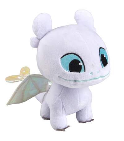 Universal Studios How To Train Your Dragon Light Fury Cutie Plush New With Tag