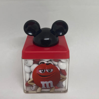 Disney Springs M&M's World Red Mickey Ears Cube Milk Chocolate New