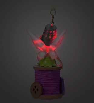 Disney Sketchbook Peter Pan Tinker Bell Light-Up Christmas Ornament New with Tag