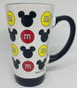 Disney Springs M&M's World Red and Yellow Mickey Icons Tall Latte Mug New