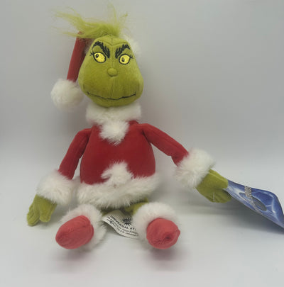 Universal Studios The Grinch Dr. Seuss Santa Christmas Plush New with Tag