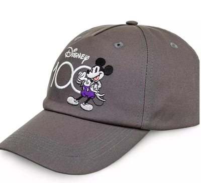 Disney Parks Mickey Mouse Disney 100 Baseball Cap for Adults New With Tags