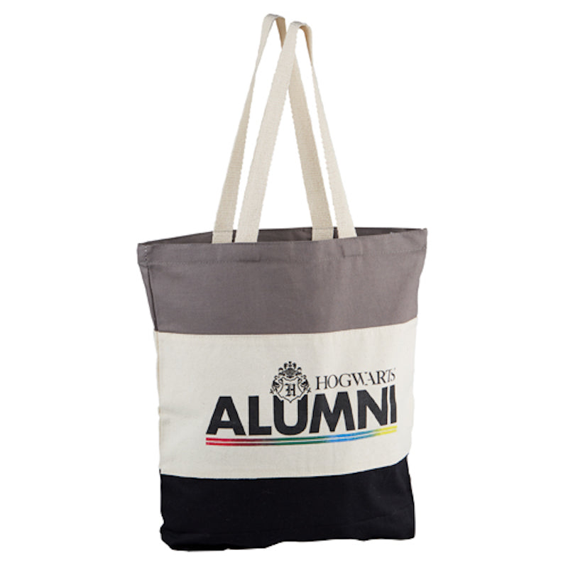 Universal Studios Harry Potter Hogwarts Alumni Cotton Canvas Tote New with Tags