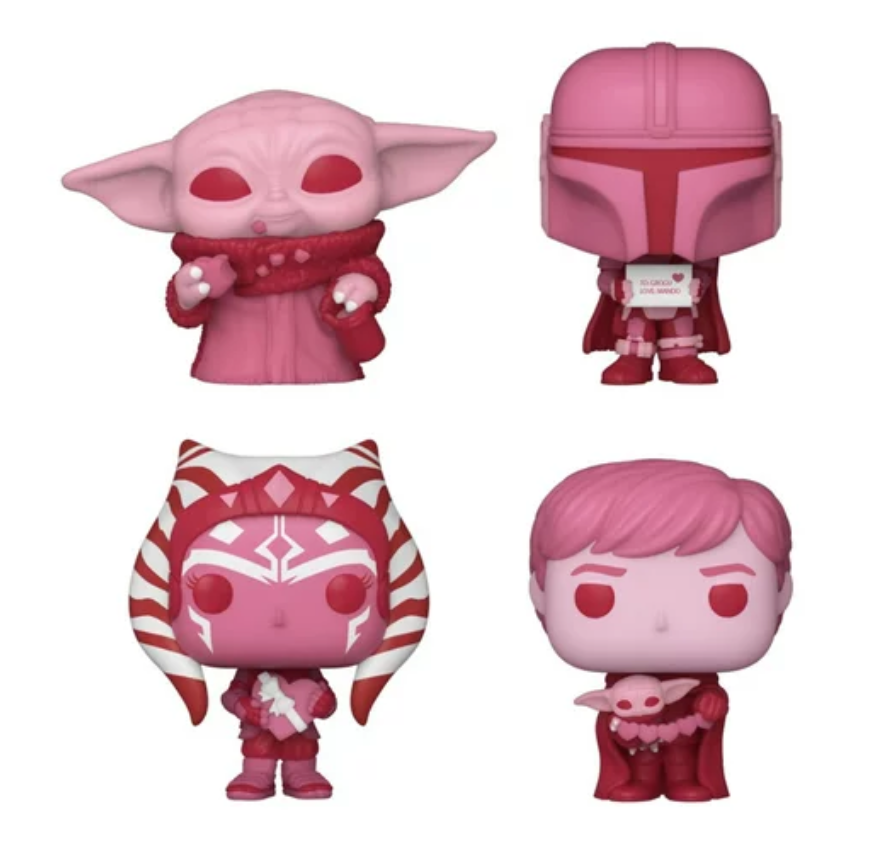 Funko Pocket POP: Star Wars Valentine Box 4 Piece Exclusive New With Box