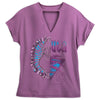 Disney Boutique Ursula Women's V-Neck Shirt Small New with Tag