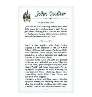 Disney Parks Belle of the Ball Print by Coulter New