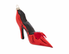 Robert Stanley 2021 Red Stiletto Shoes Glass Christmas Ornament New with Tag