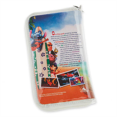 Disney Parks Lilo and Stitch VHS Case Clutch New with Tag