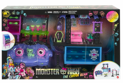 Mattel Monster High The Coffin Bean Cafe Lounge Playset New