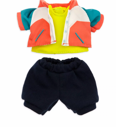 Disney NuiMOs Outfit Color Blocked Windbreaker with Tank Top Joggers New Card
