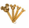 Disney Homestead Mickey Gold Icon Measuring Spoons Set New with Tag