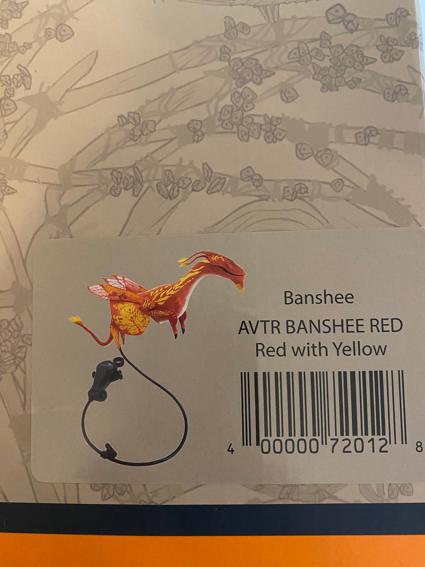 Disney Pandora Avatar Interactive Banshee Red with Yellow New with Box