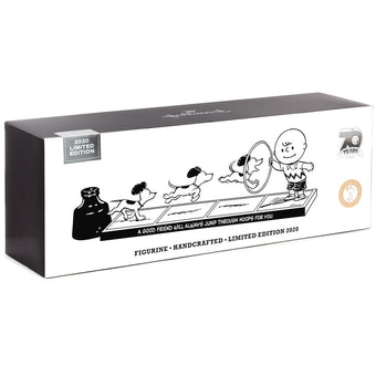 Hallmark Peanuts Snoopy Charlie Brown Jump Through Hoops Limited Figurine New