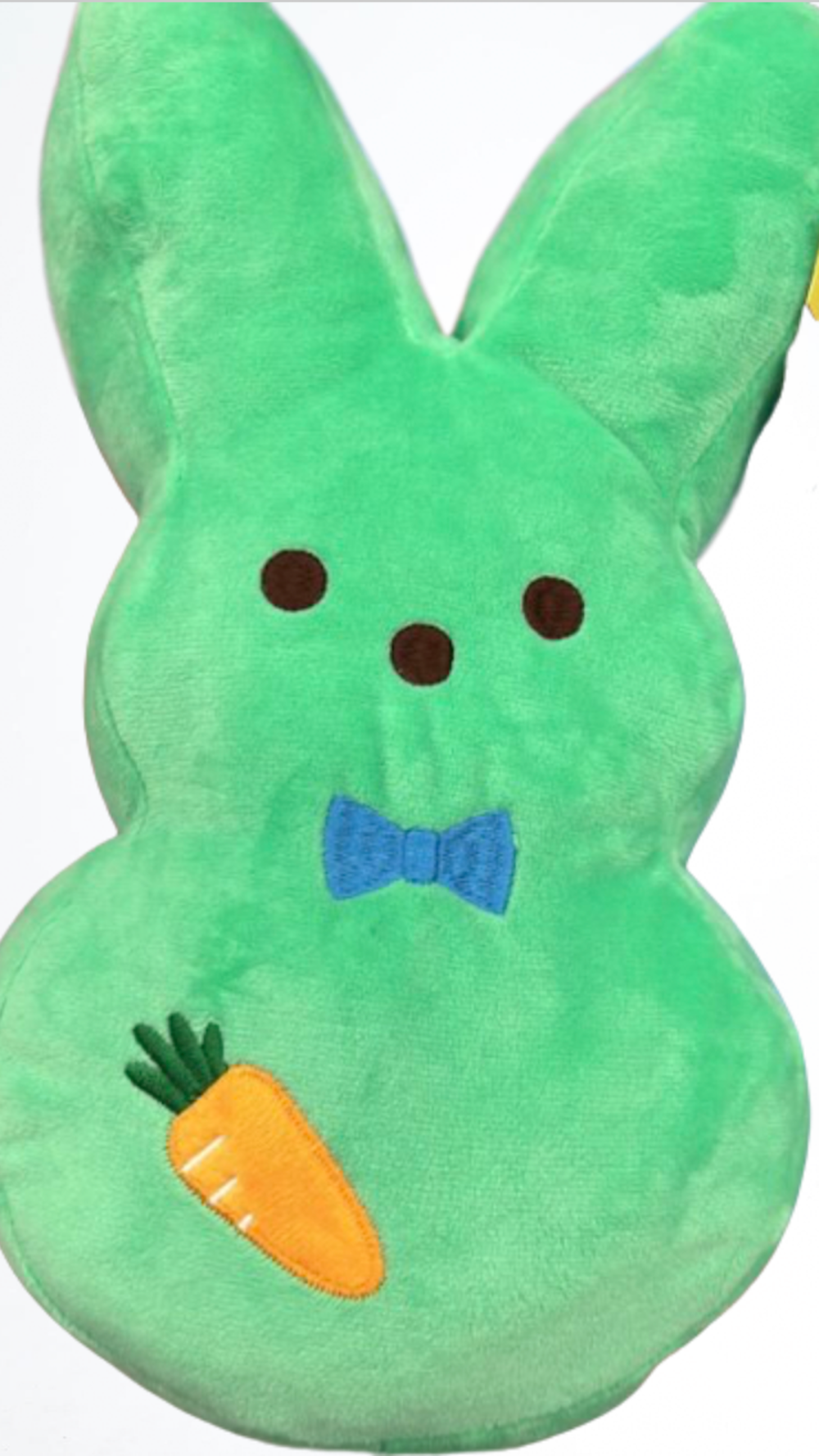 Peeps Easter Peep Bunny Dress Up with Bow Tie Green 13in Plush New with Tag