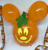 Disney Parks Halloween Mickey Pumpkin Popcorn Bucket with Lanyard New