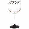 Disney Parks Mickey Icon Trim Stemmed Wine Glass New