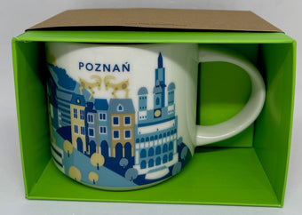 Starbucks You Are Here Collection Poznan Poland Ceramic Coffee Mug New Box