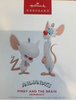 Hallmark 2022 Animaniacs Pinky and The Brain Set Christmas Ornament New With Box