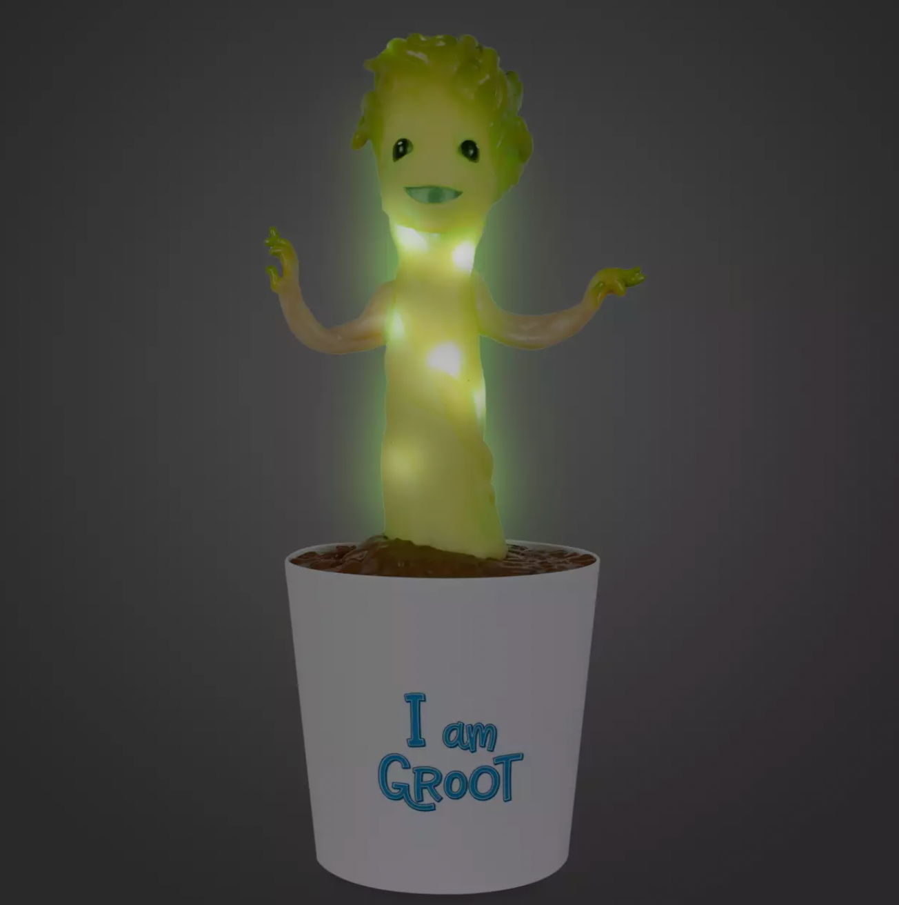 Disney Guardians of the Galaxy Baby Groot Light-Up Musical Bubble Blower New