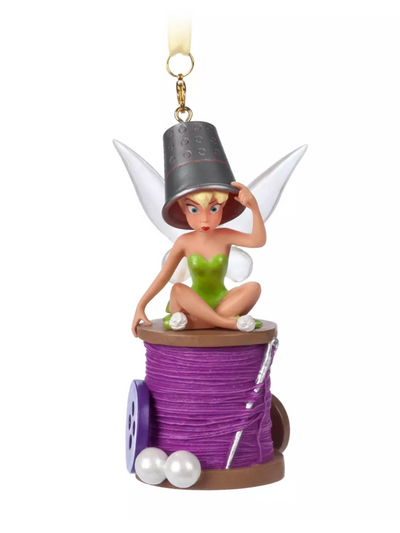 Disney Sketchbook Peter Pan Tinker Bell Light-Up Christmas Ornament New with Tag