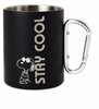 Hallmark Peanuts Joe Cool Snoopy Metal Mug 16oz New
