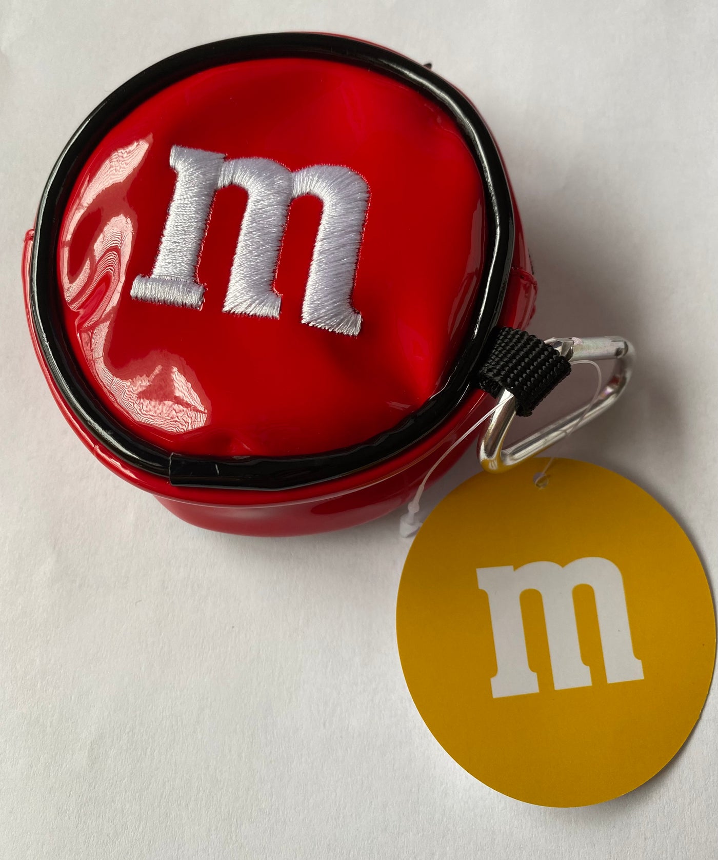 M&M's World Disney Mickey Ears Logo Coin Purse Keychain