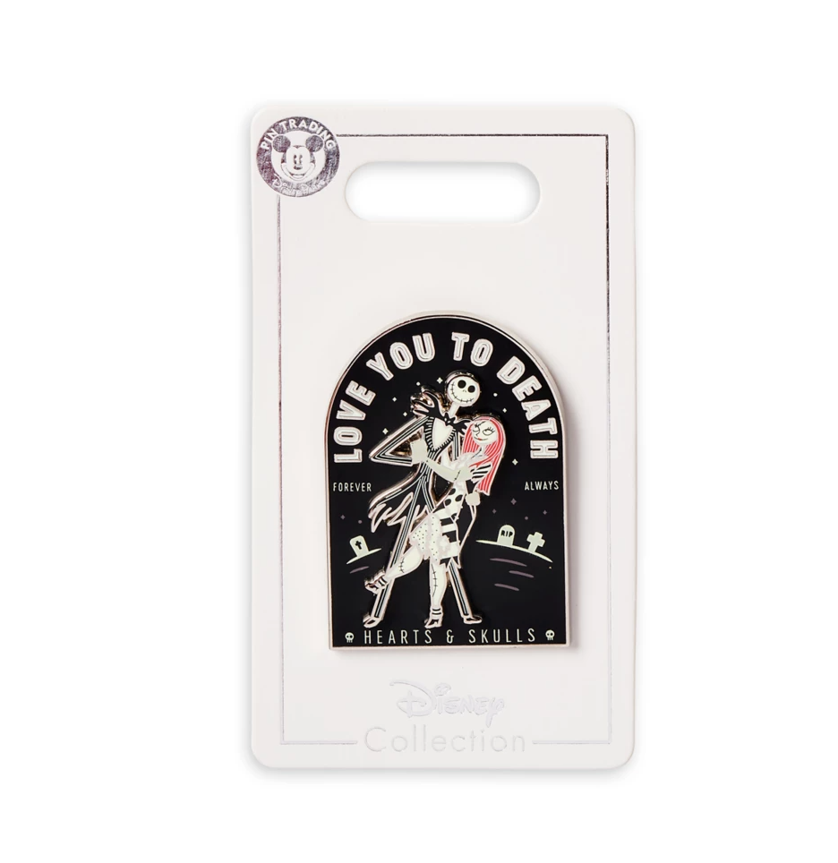 Disney Jack Skellington and Sally Flair Pin The Nightmare Before Christmas New
