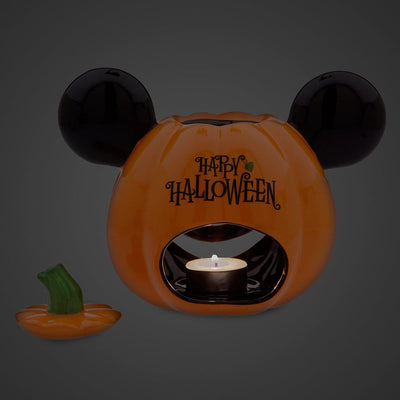 Disney Happy Halloween Mickey Pumpkin Votive Candle Holder Bougeoir New
