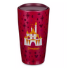 Disney Disneyland Starbucks Sleeping Beauty Castle Red Ceramic Tumbler New