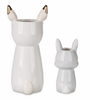 Disney Icy Winter Holiday Bambi and Thumper Ceramic Vase Set New with Box