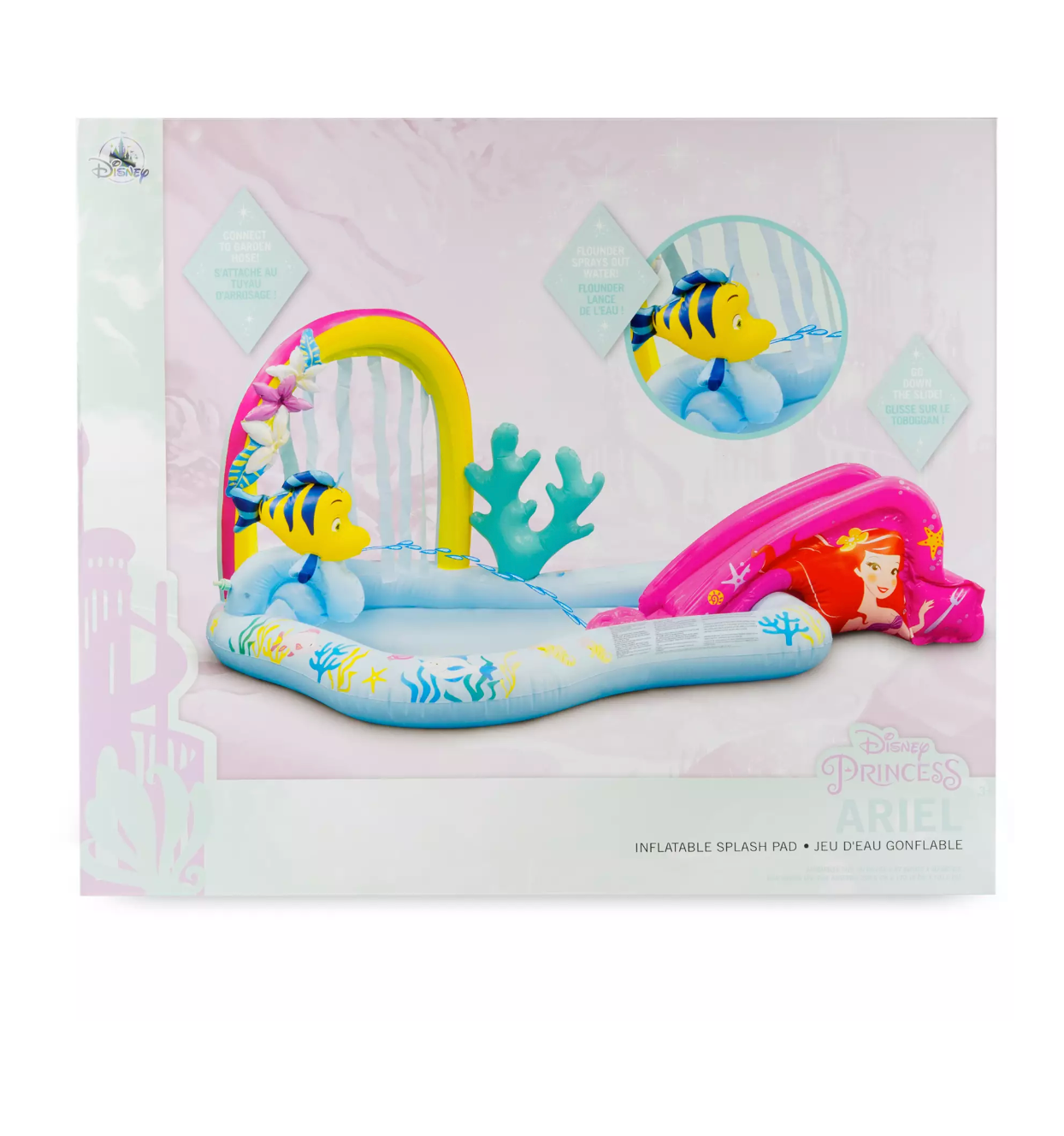 Disney The Little Mermaid Ariel Inflatable Splash Pad Toy New with Box ...