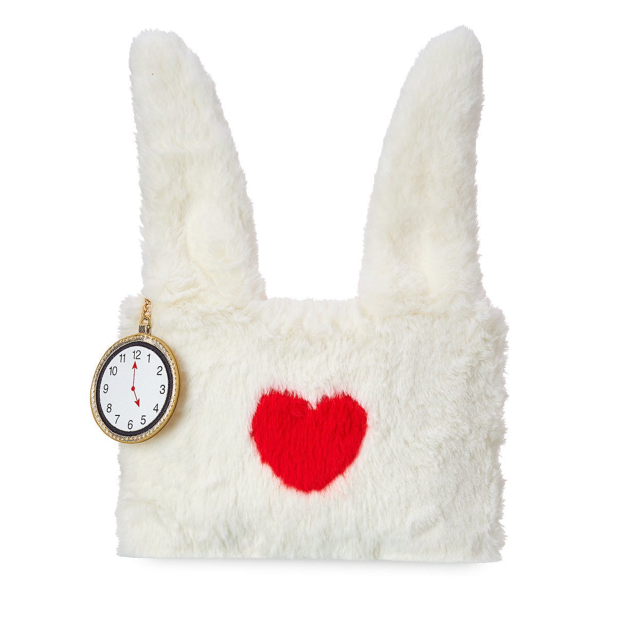 Disney Parks Alice in Wonderland White Rabbit Pouch New with Tags
