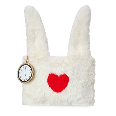 Disney Parks Alice in Wonderland White Rabbit Pouch New with Tags